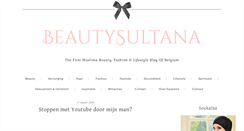 Desktop Screenshot of beautysultana.com